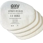 OXYLINE X7N11 P2 R D részecske előszűrő, X701 A1, X702 A1, X703, ABEK1, 4 db/csom