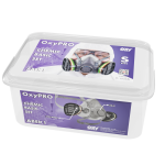 OXYPRO ZX6LABEK1-w vegyigáz elleni védelem alapkészlet 2 részes, maszk+szűrő, védődobozban